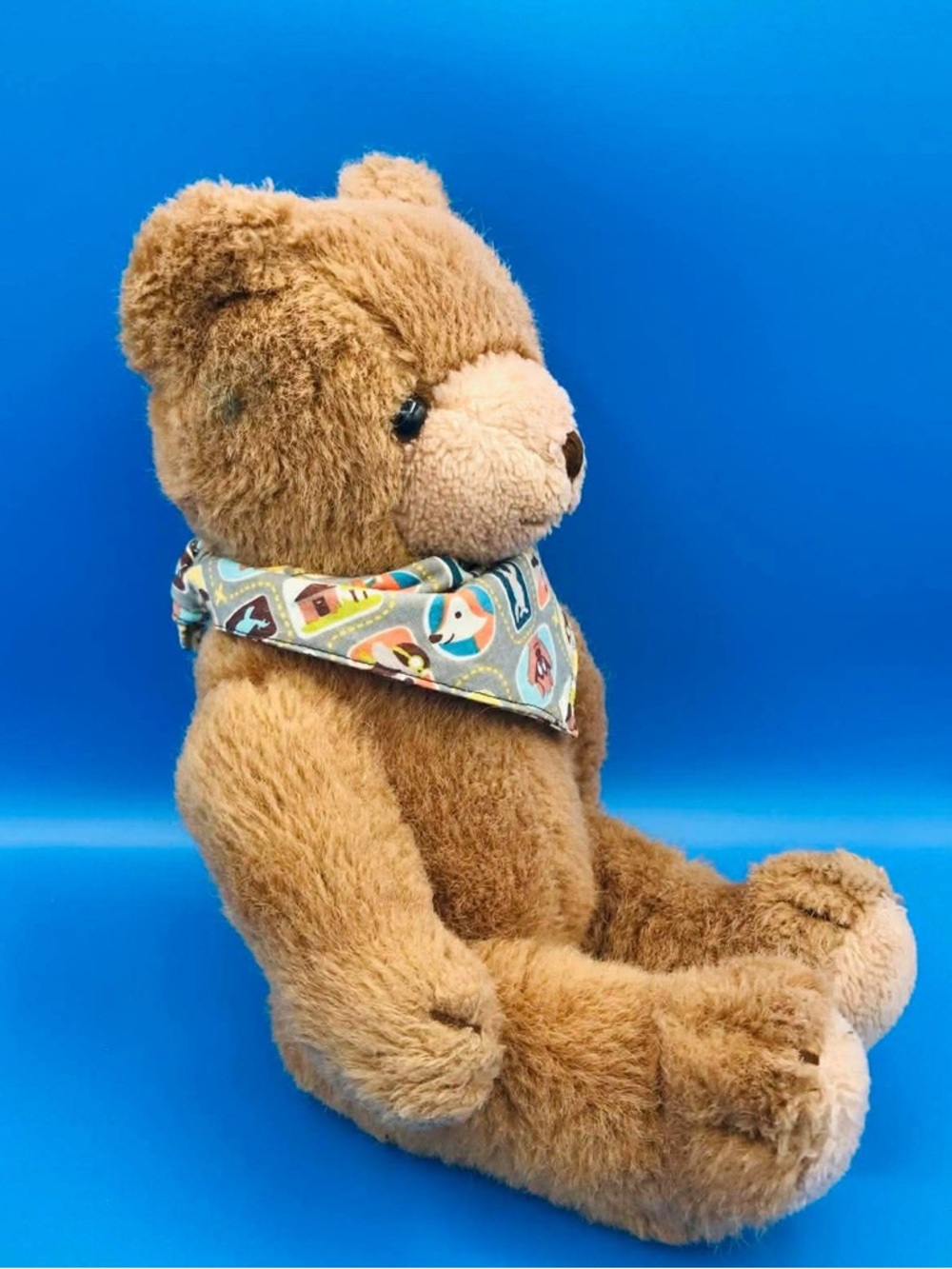 80’s - 90s Musical Teddy Bear – 14" Jointed & Poseable – Working Wind-Up-Vintage - Picture 3 of 9